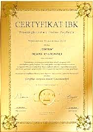 certyfikat